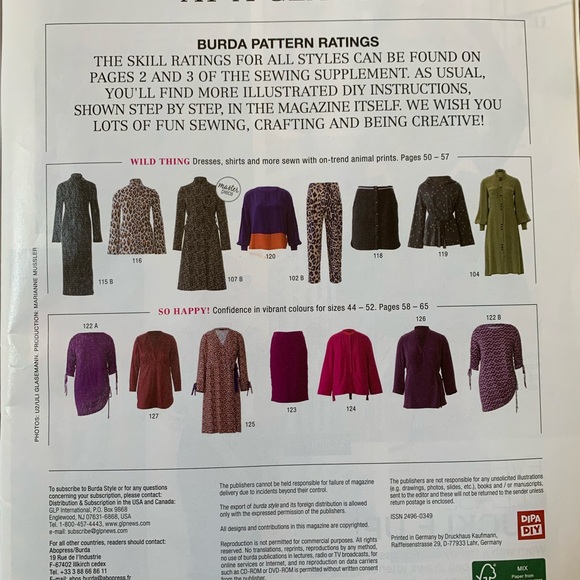 Burda Style Magazine - October 2018 - Picture 3 of 4